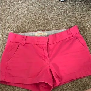 SIZE 6 JCREW PINK SHORTS